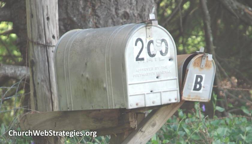 two old mailboxes